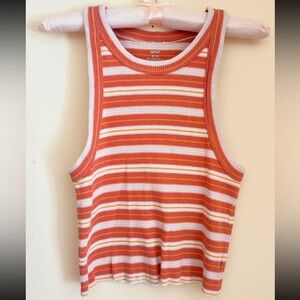 Striped Orange Aerie tank